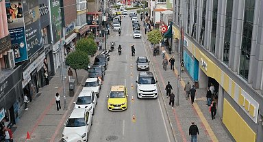 Balıkesir'de çift sıra park sorununa çözüm