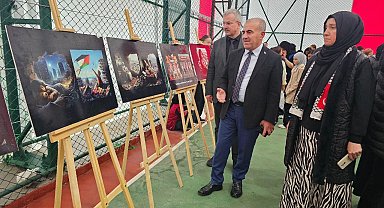 Balıkesirli öğrencilerden Filistin ve Gazze'ye destek