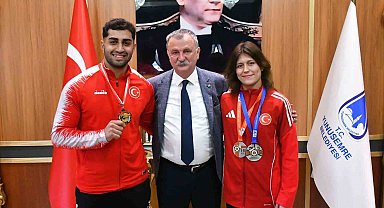 Başkan Balaban milli judocuları kutladı