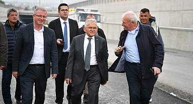 Başkan Büyükkılıç'tan açılış için gün sayan katlı kavşakta inceleme
