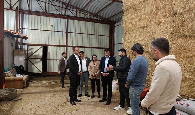 Başkan Dere, şap hastalığından mağdur olan aileleri yalnız bırakmadı