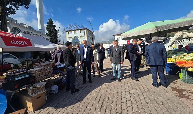 Başkan Dilsiz'den esnafla Cumhuriyet Bayramı buluşması