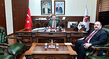 Başkan Hamamcı Vali Aksoy'a projeler hakkında bilgi verdi