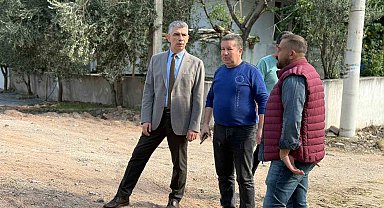 Başkan Okur çalışmaları yerinde inceledi