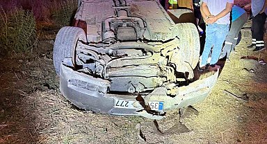 Batman'da otomobil takla attı: 1 yaralı