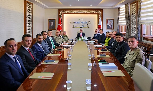 Bayburt'ta Genişletilmiş İl Güvenlik ve Asayiş Koordinasyon Toplantısı yapıldı
