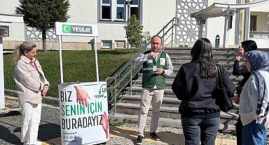 Bayburt'ta üniversite öğrencileri bağımlılıkla mücadele konusunda bilgilendirildi