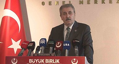 BBP lideri Destici: "Katil gruplarından en acımasızı Netanyahu'dur"