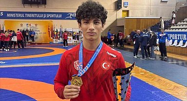 Belediyesporlu güreşçi Balkan şampiyonu oldu