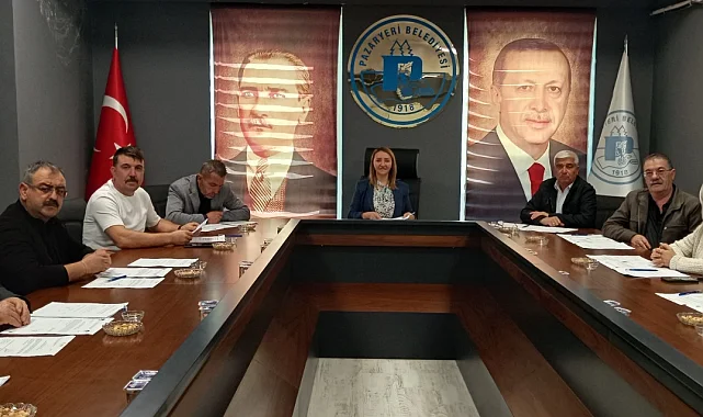 Bilecik Pazaryeri Meclisi'nde ekim ayı toplantısı
