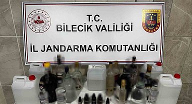 Bilecik'te kaçak sahte alkol operasyonu