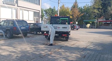 Bilecik'te kışlak ilaçlama çalışmaları sürüyor