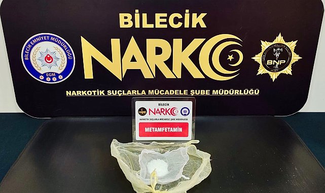 Bilecik'te uyuşturucu operasyonu: 1 gözaltı