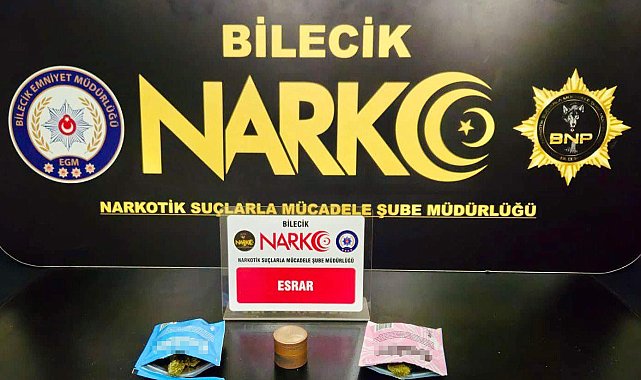 Bilecik'te uyuşturucu operasyonu: 1 şüpheli yakalandı