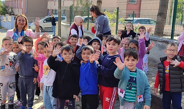 Bilecikli minikler hayallerindeki mesleği tanıdı