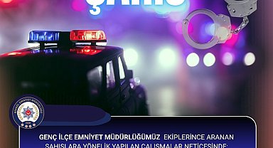 Bingöl'de hakkında 4 yıl kesinleşmiş hapis cezası bulunan şahıs yakalandı