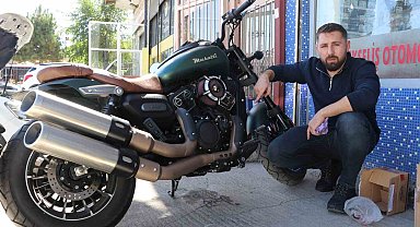 Bir hevesle sıfır kilometre motosiklet aldı, başına gelmeyen kalmadı