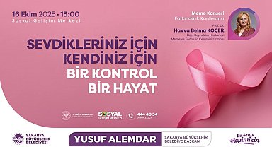 Bir kontrol, bir hayat: Meme kanserine karşı farkındalık buluşması SGM'de