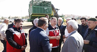 Bismil'de "beyaz altın"ın hasadı başladı