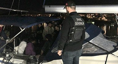 Bodrum açıklarında 106 göçmen yakalandı: 1 gözaltı