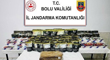 Bolu'da 35 bin kaçak makaron ele geçirildi