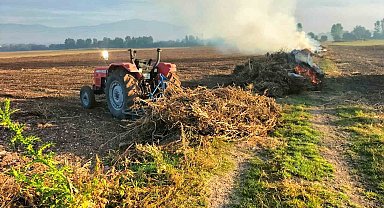 Bolu'da anız yakana hapis ve para cezası var