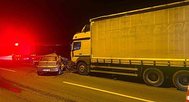 Bolu'da D-100'de feci kaza: 1 ölü