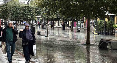 Bolu'da yağmur etkili oldu