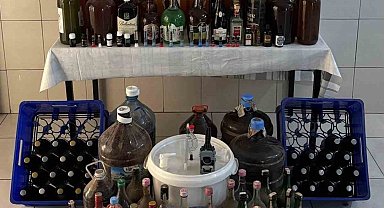 Bozdoğan'da kaçak alkol operasyonu