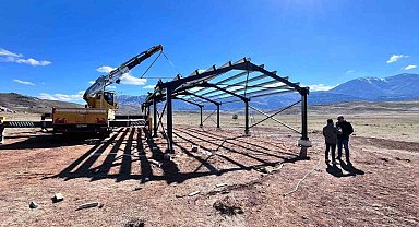 Bozkır'da mera gölgelikleri ve hayvan refahı merkezleri incelendi