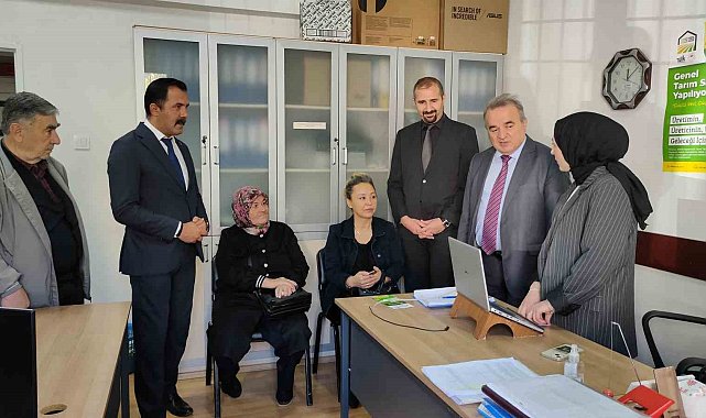 Bozüyük'te 2025 Genel Tarım Sayım kayıtları