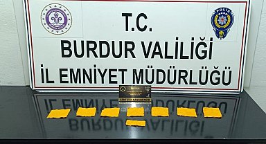 Burdur'da uyuşturucu operasyonu: 1 tutuklama