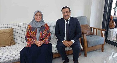 Burhaniye Kaymakamı Atilla, şehit ailesini ziyaret etti