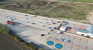 Bursa İnegöl'de yeni sürücü eğitim alanı faaliyete geçti