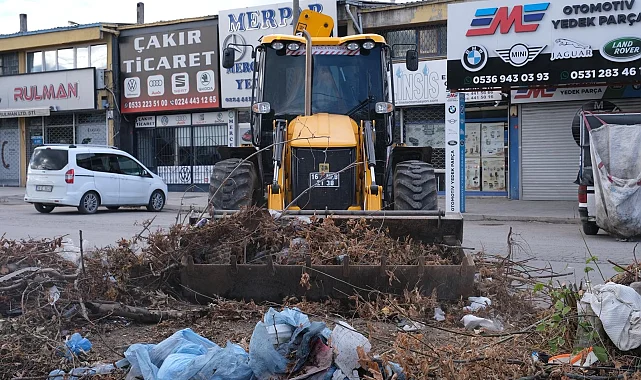 Bursa Nilüfer'den Beşevler Sanayi Sitesi'ne kapsamlı temizlik