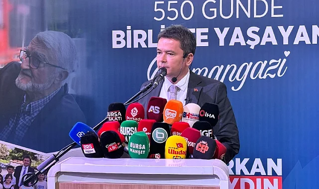 Bursa Osmangazi'den 550 günlük hizmet raporu: Birlikte yaşayan Osmangazi farkı
