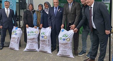 Bursa'da çiftçilere tohum desteği
