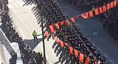 Bursa'da gurur veren görüntüler