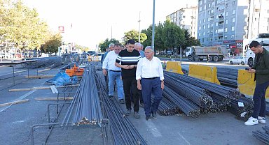 Büyükkılıç, 295 milyon TL'lik katlı kavşak projesini yerinde inceledi