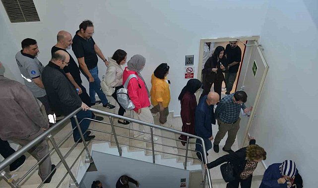 Büyükşehir Belediyesi'nde gerçeği aratmayan tatbikat