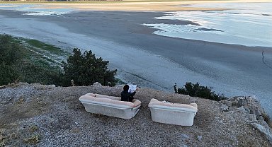 Buzul çağından bu yana Eğirdir Gölü ilk kez ikiye bölündü