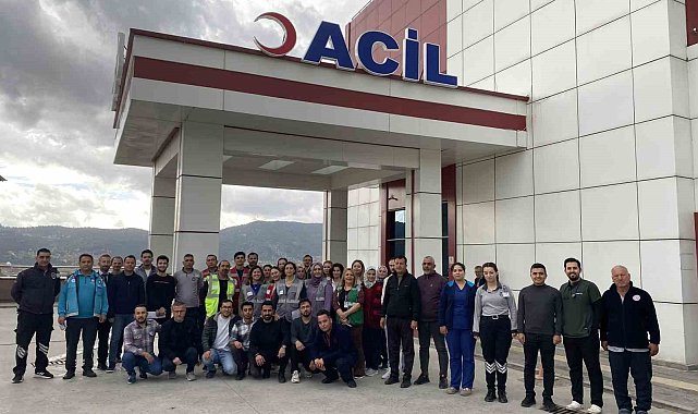Çameli Devlet Hastanesinde HAP tatbikatı yapıldı