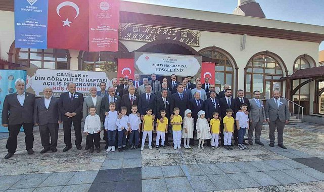 Camiler ve Din Görevlileri Haftası'nın açılışında Gazze için dua edildi