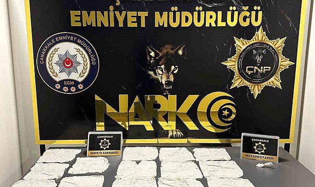 Çanakkale'de uyuşturucu operasyonuna 2 tutuklama