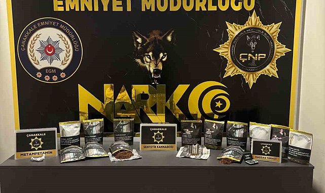 Çanakkale'de uyuşturucu operasyonunda 2 tutuklama