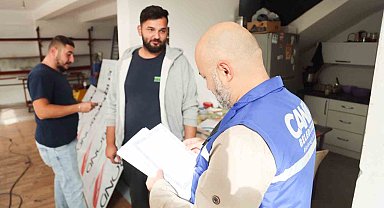 Canik'te işletmelere ruhsat denetimi