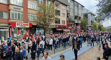 Çaycuma'da "Filistin'e Özgürlük" yürüyüşü düzenlendi