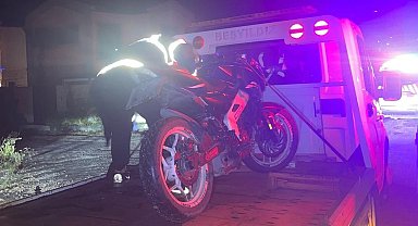 Çeşme'de plakasız, kasksız ve abartı egzozlu motorlara sıkı denetim