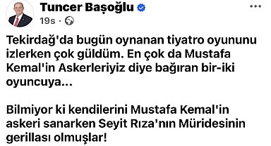 CHP'den istifa eden Hayrabolu Belediye Başkanı Başoğlu'ndan dikkat çeken paylaşım