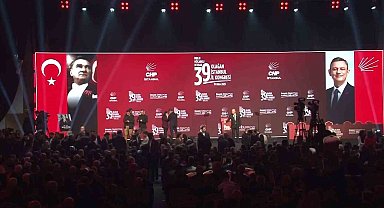 CHP'nin 39. Olağan İstanbul İl Kongresi düzenleniyor